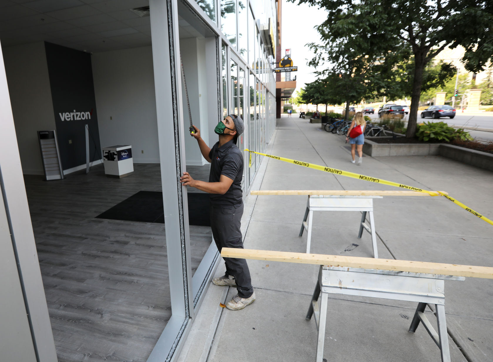 Clean up downtown after Tuesday night protests